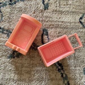 Vintage Playskool Cradle and Pram